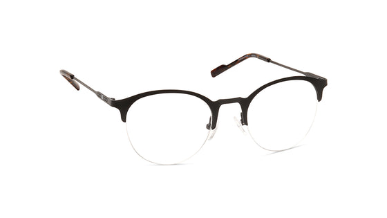 Black Semi rimmed Unisex Eyeglasses (TA0065UHM1MBLV|49)
