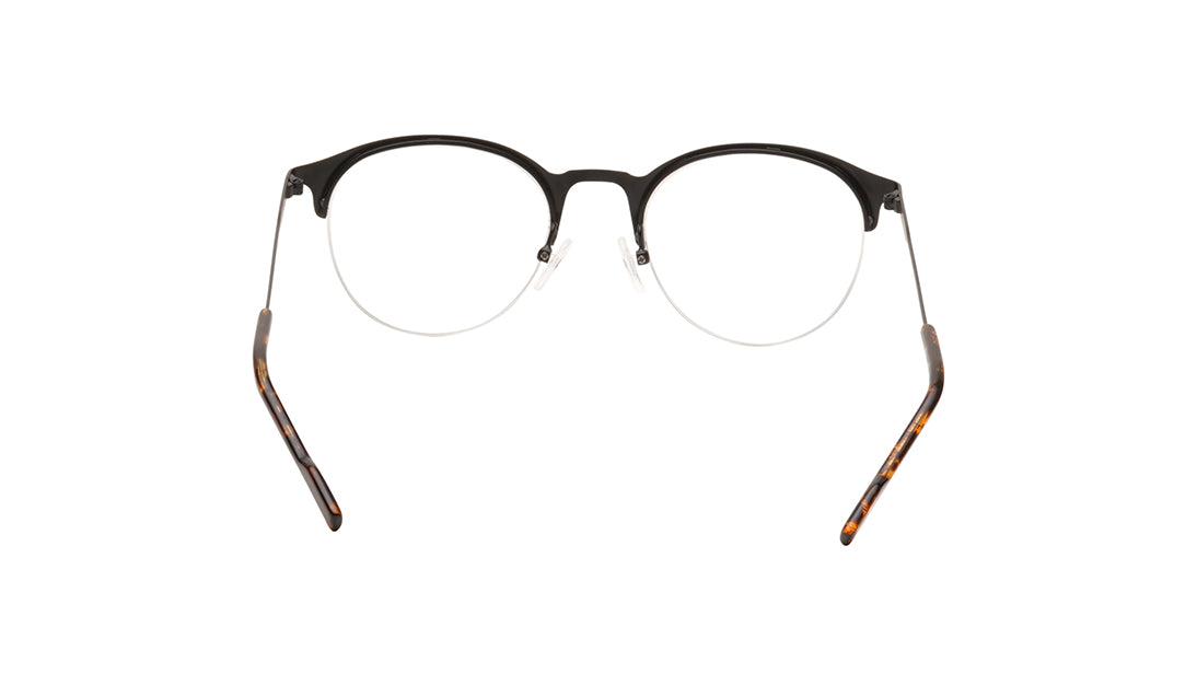 Black Semi rimmed Unisex Eyeglasses (TA0065UHM1MBLV|49)