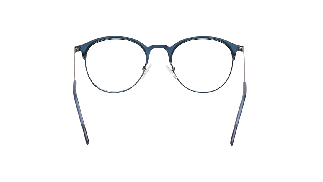 Blue Rimmed Unisex Eyeglasses (TA0066UFM3MLGV|49)