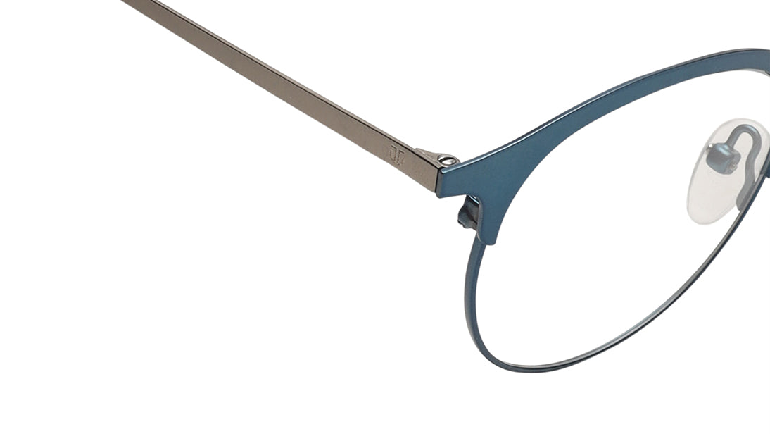 Blue Rimmed Unisex Eyeglasses (TA0066UFM3MLGV|49)