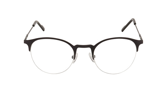 Black Semi rimmed Unisex Eyeglasses (TA0070UHM01MBKV|50)