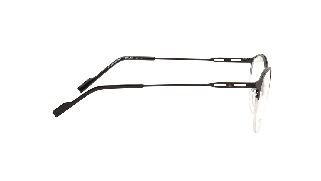 Black Semi rimmed Unisex Eyeglasses (TA0070UHM01MBKV|50)