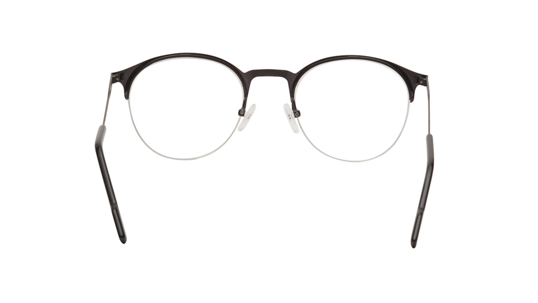 Black Semi rimmed Unisex Eyeglasses (TA0070UHM01MBKV|50)