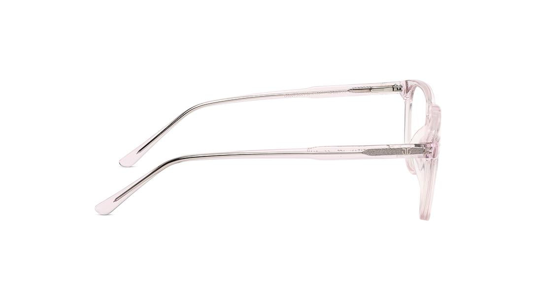 Pink Rimmed Unisex Eyeglasses (TA0075UFP3MPKV|46)