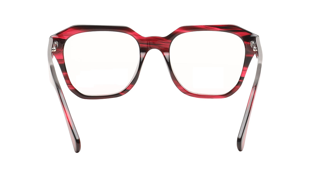 Pink Rimmed Unisex Eyeglasses (TA0081UFP5MPKV|50)
