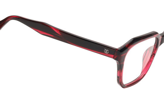 Pink Rimmed Unisex Eyeglasses (TA0081UFP5MPKV|50)
