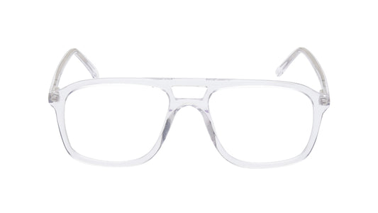 Transparent Aviator Rimmed Eyeglasses for Men