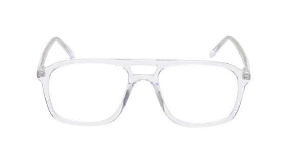 Transparent Aviator Rimmed Eyeglasses for Men
