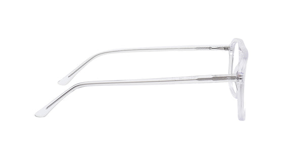 Transparent Aviator Rimmed Eyeglasses for Men