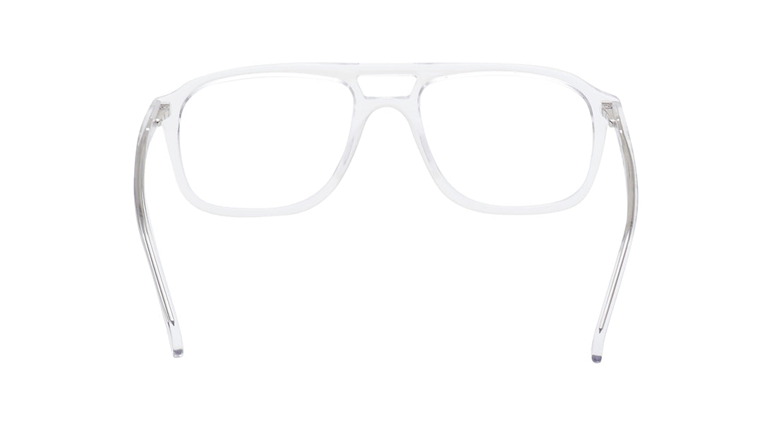 Transparent Aviator Rimmed Eyeglasses for Men