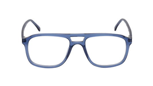 Blue Aviator Rimmed Eyeglasses for Men