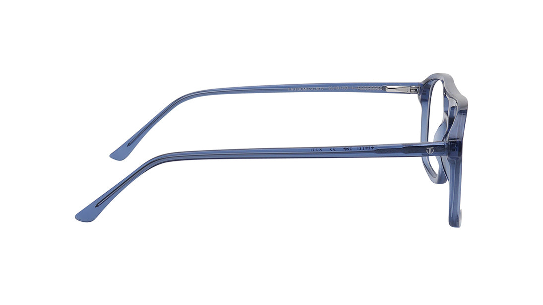 Blue Aviator Rimmed Eyeglasses for Men