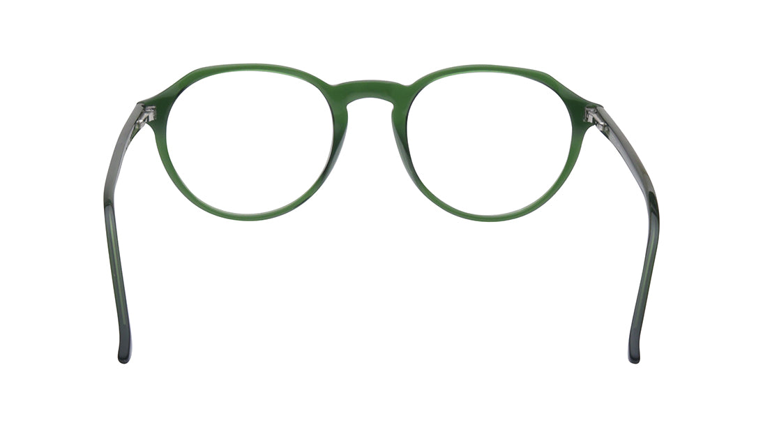 Green Round Rimmed Eyeglasses for Men