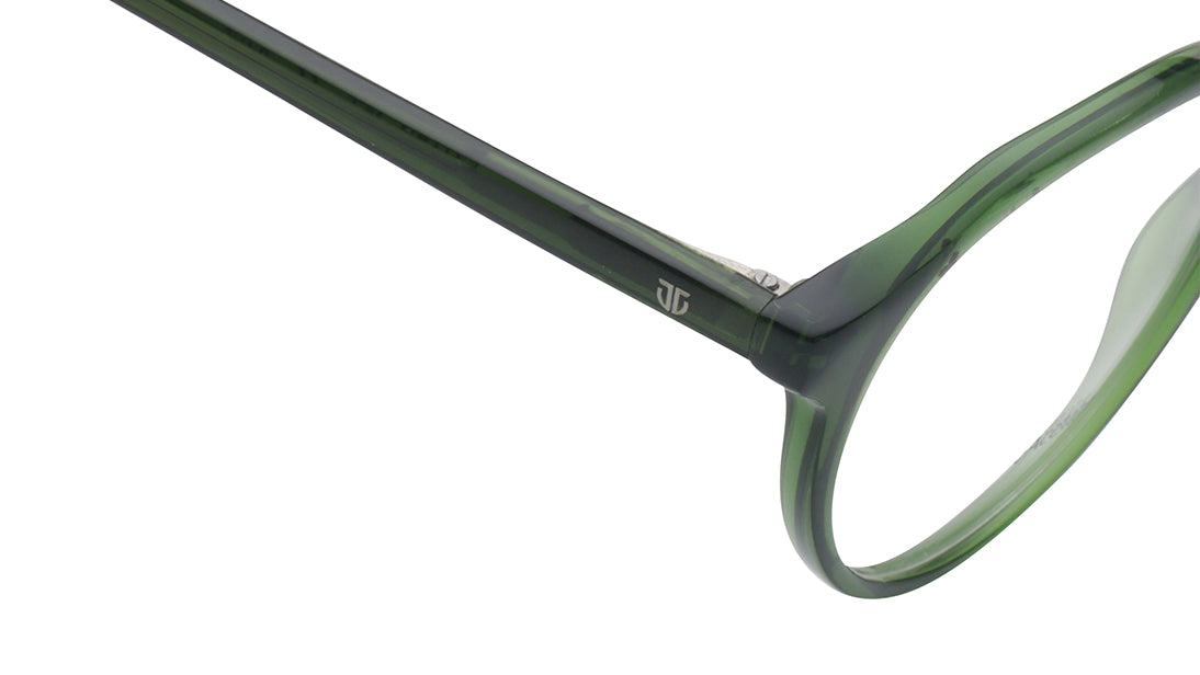 Green Round Rimmed Eyeglasses for Men