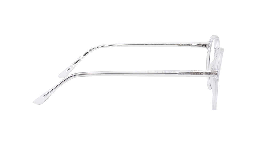 Transparent Round Rimmed Eyeglasses for Men