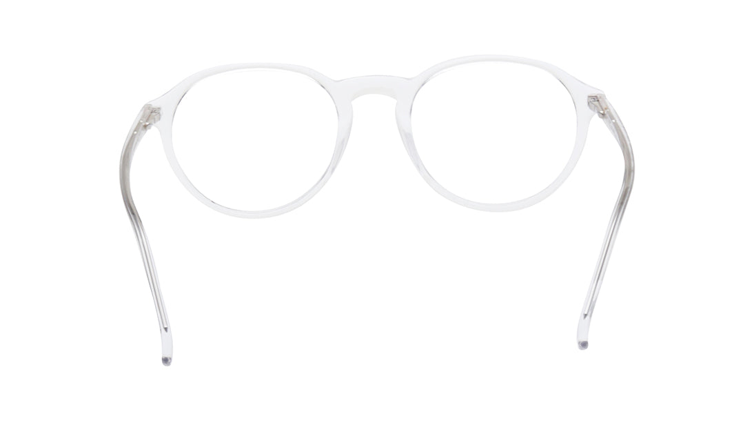Transparent Round Rimmed Eyeglasses for Men