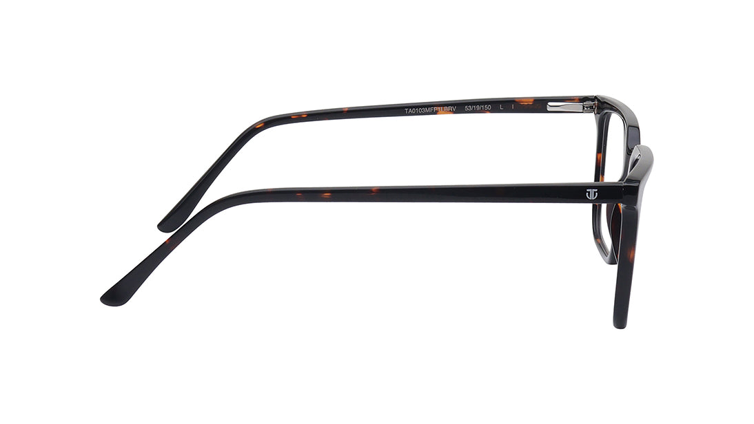 Square Brown Rimmed Eyeglasses for Men
