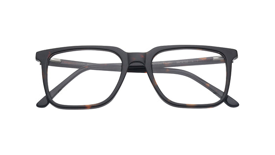 Square Brown Rimmed Eyeglasses for Men