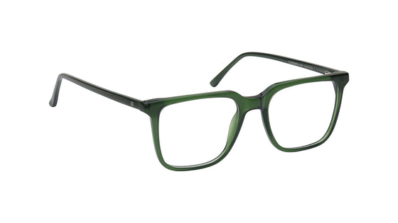 Green Square Rimmed Eyeglasses for Men