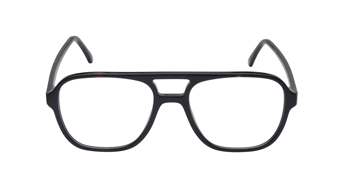 Brown Square Rimmed Eyeglasses for Men
