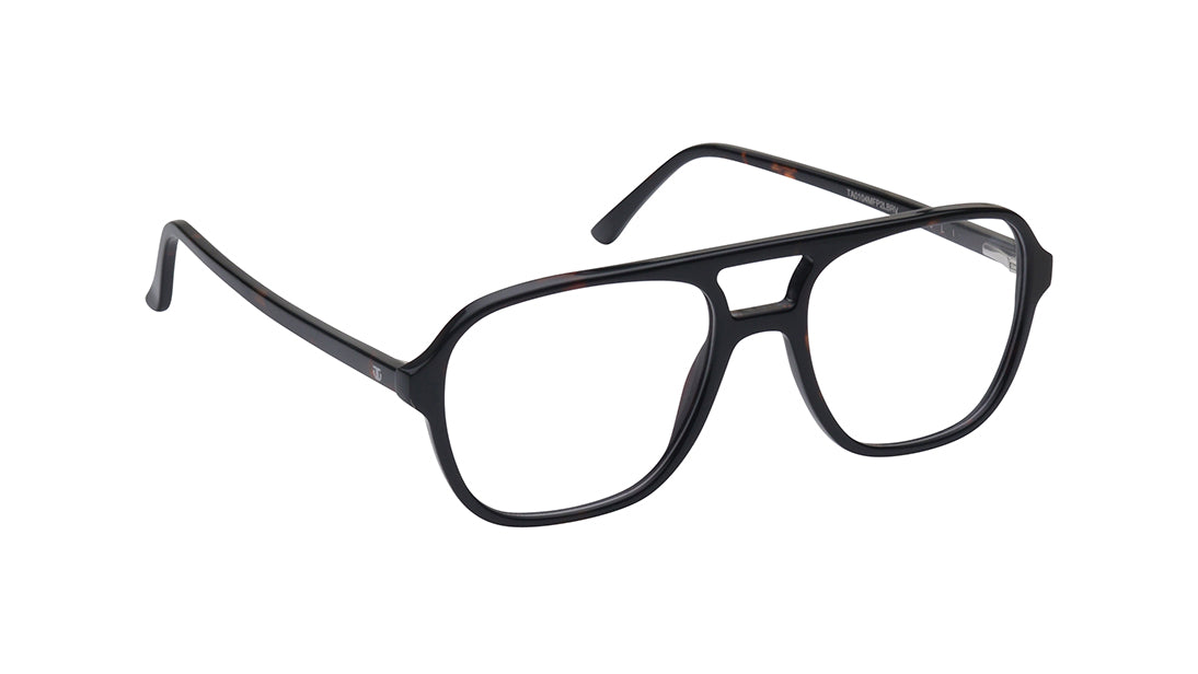 Brown Square Rimmed Eyeglasses for Men