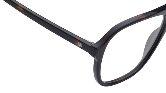 Brown Square Rimmed Eyeglasses for Men