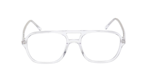 Transparent Square Rimmed Eyeglasses for Men