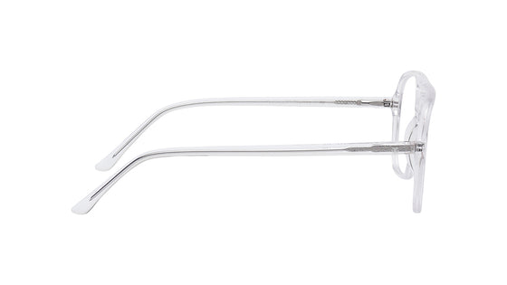 Transparent Square Rimmed Eyeglasses for Men