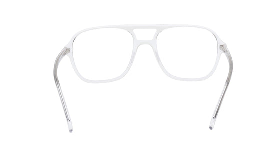 Transparent Square Rimmed Eyeglasses for Men