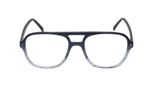 Blue Square Rimmed Eyeglasses for Men