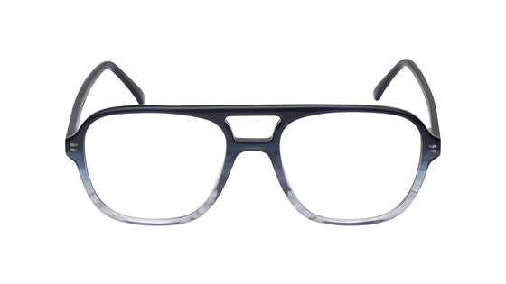 Blue Square Rimmed Eyeglasses for Men