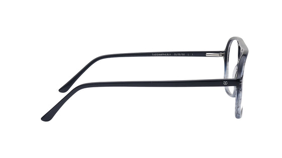Blue Square Rimmed Eyeglasses for Men