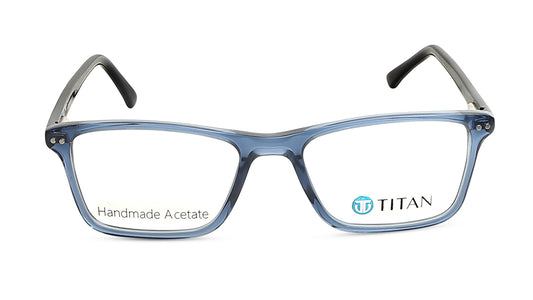 Rectangle Rimmed Men Eyeglasses (TC1012MFP3XSBUV|47)