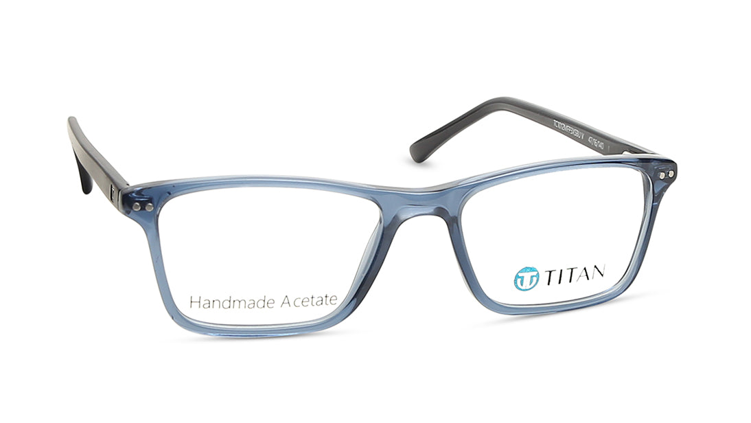 Rectangle Rimmed Men Eyeglasses (TC1012MFP3XSBUV|47)
