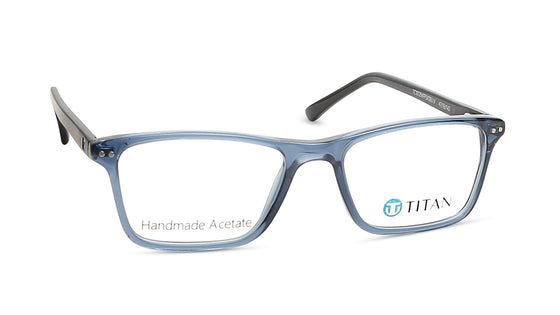Rectangle Rimmed Men Eyeglasses (TC1012MFP3XSBUV|47)
