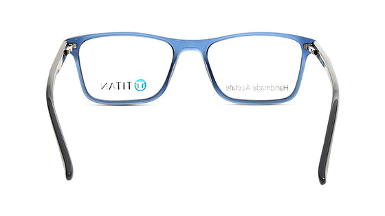 Rectangle Rimmed Men Eyeglasses (TC1012MFP3XSBUV|47)