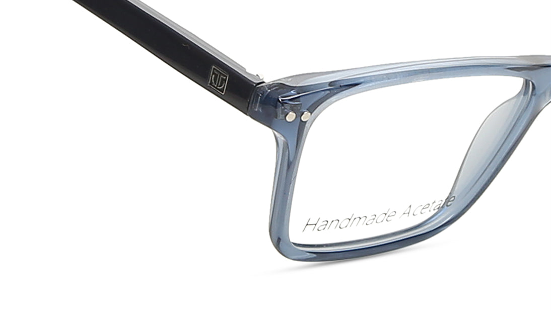 Rectangle Rimmed Men Eyeglasses (TC1012MFP3XSBUV|47)