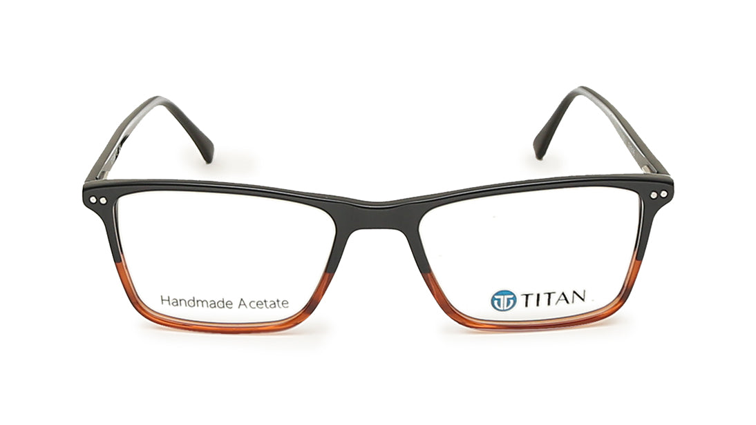 Rectangle Rimmed Men Eyeglasses (TC1013MFP4MBRV|53)