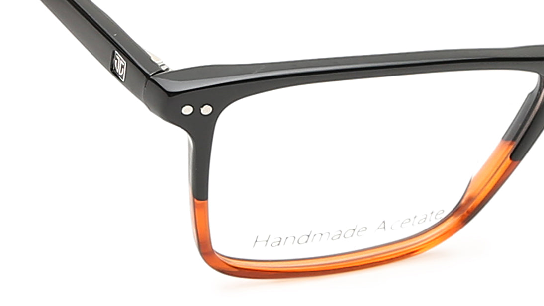 Rectangle Rimmed Men Eyeglasses (TC1013MFP4MBRV|53)