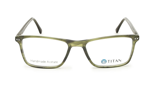 Rectangle Rimmed Men Eyeglasses (TC1013MFP5MGRV|53)