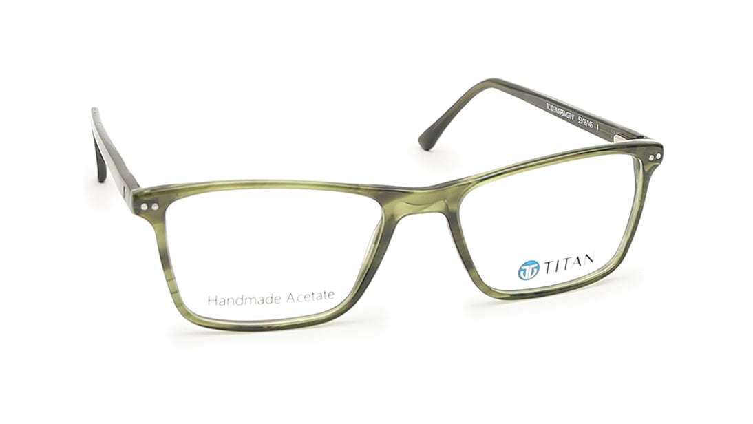Rectangle Rimmed Men Eyeglasses (TC1013MFP5MGRV|53)