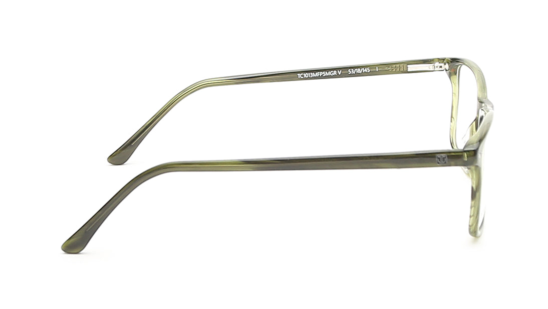 Rectangle Rimmed Men Eyeglasses (TC1013MFP5MGRV|53)