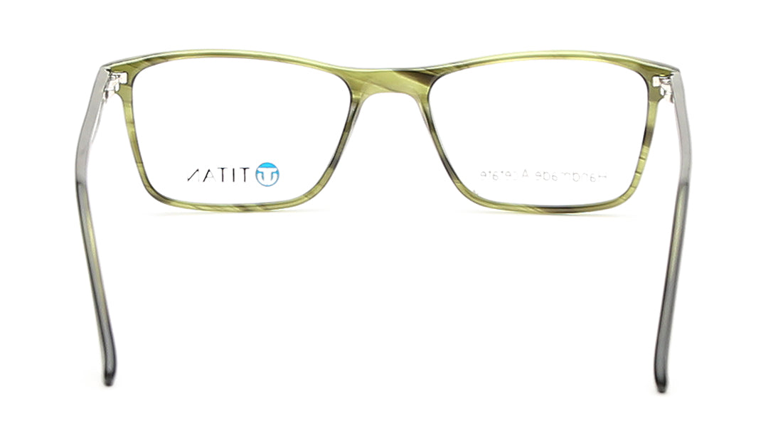 Rectangle Rimmed Men Eyeglasses (TC1013MFP5MGRV|53)