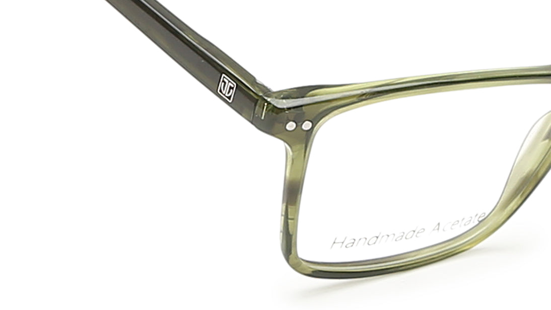 Rectangle Rimmed Men Eyeglasses (TC1013MFP5MGRV|53)