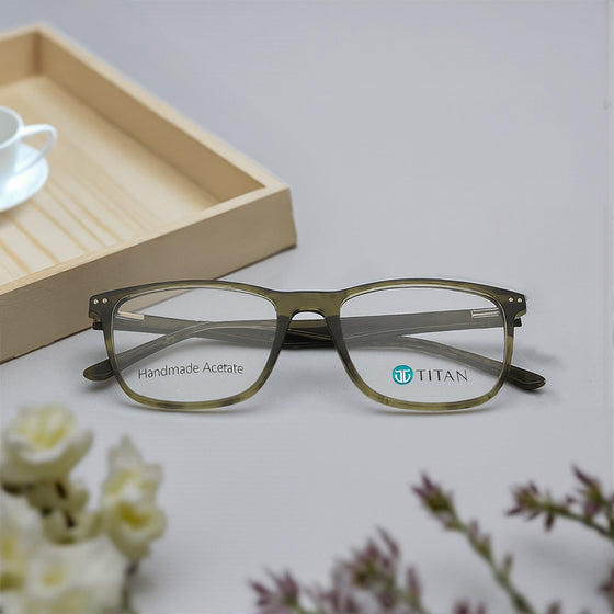 Square Rimmed Men Eyeglasses (TC1015MFP4SGRV|50)