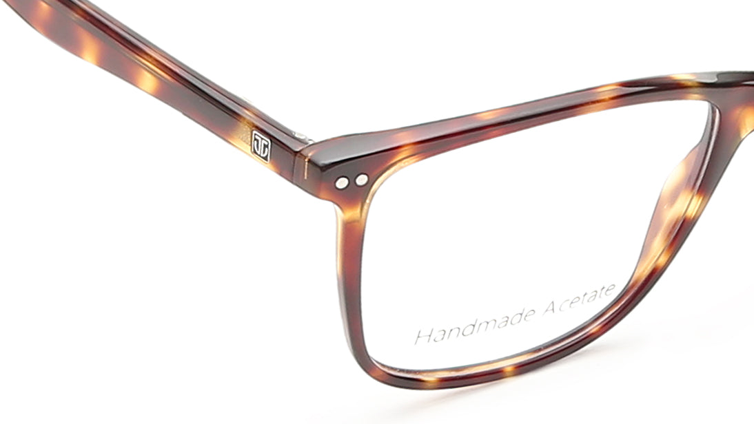 Square Rimmed Men Eyeglasses (TC1016MFP3MBRV|53)