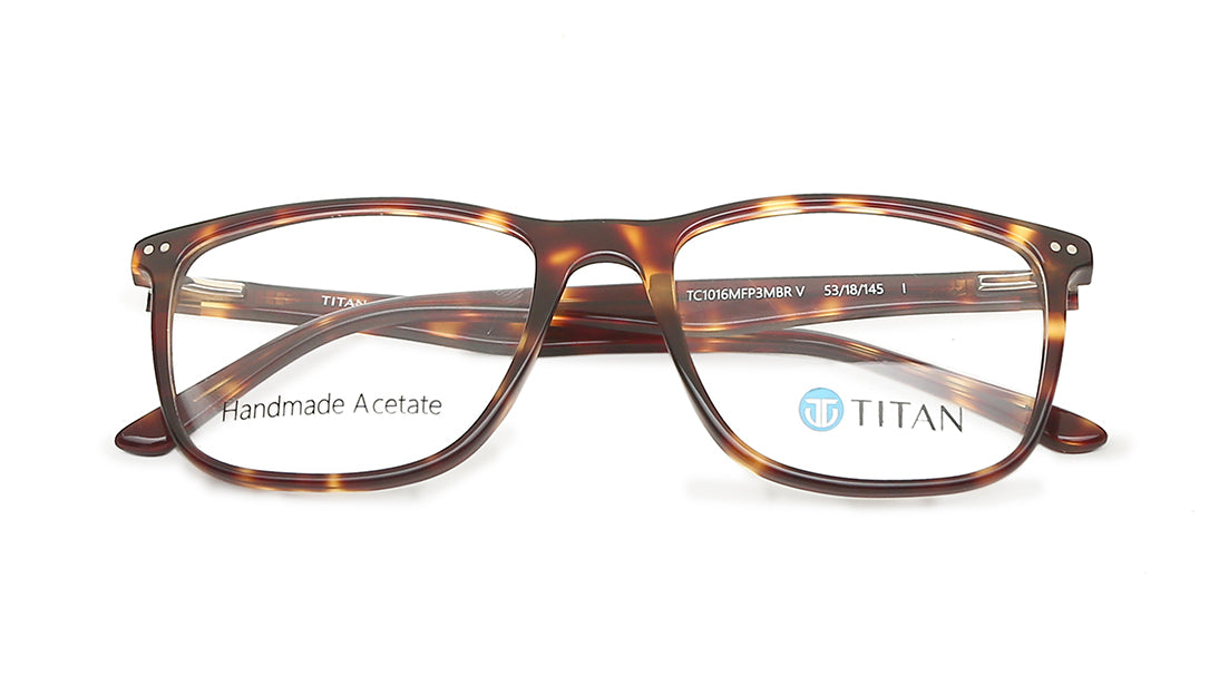Square Rimmed Men Eyeglasses (TC1016MFP3MBRV|53)