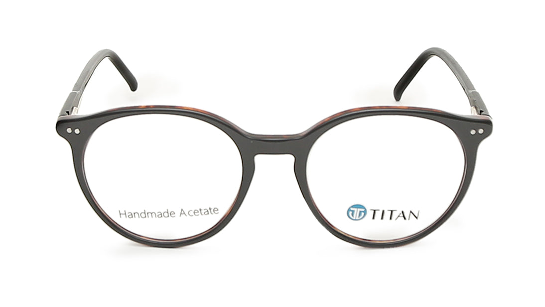 Round Rimmed Men Eyeglasses (TC1019MFP2SBKV|48)