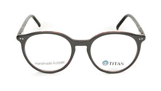 Round Rimmed Men Eyeglasses (TC1019MFP2SBKV|48)