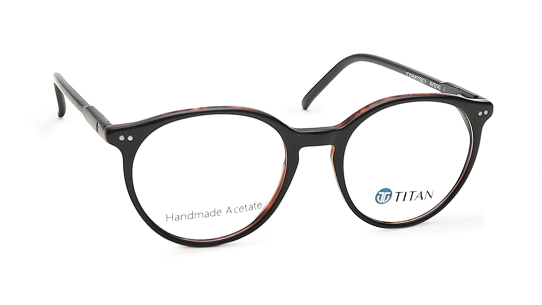 Round Rimmed Men Eyeglasses (TC1019MFP2SBKV|48)